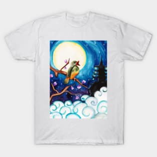 Watercolor - The nightingale T-Shirt